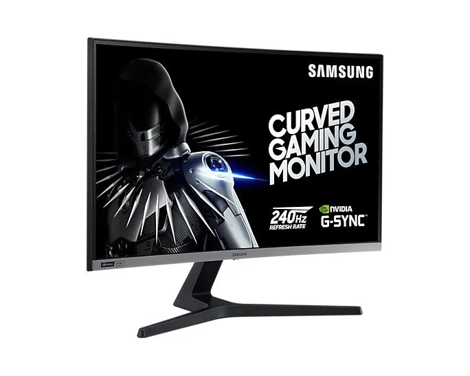 Samsung C27RG50FQR 27" Full HD Curved Gaming Monitor - 144Hz, 4ms, VA, AMD FreeSync, Blue and Grey