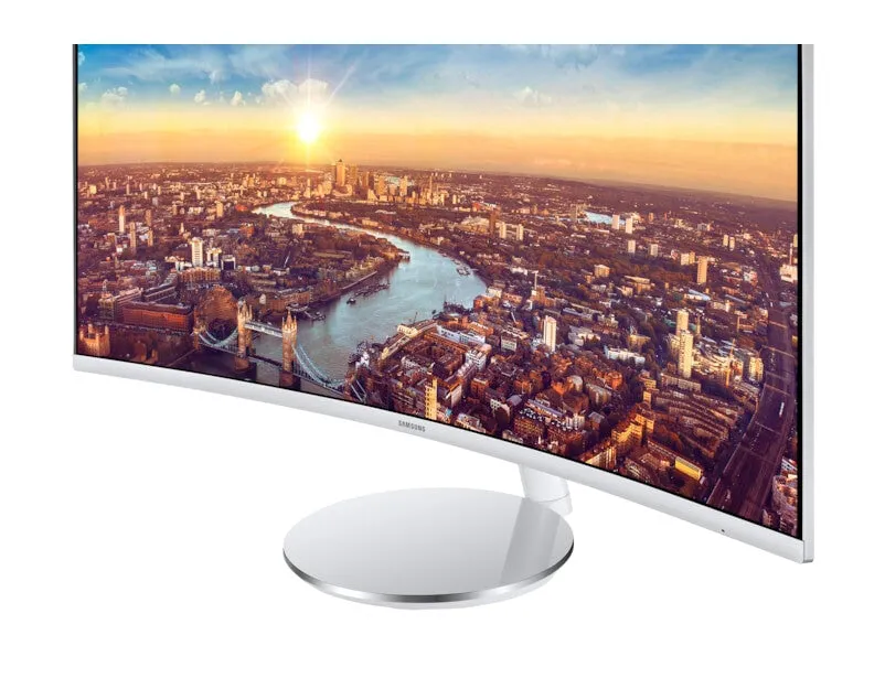 Samsung C34J791WTR 34" UltraWide Quad HD Curved Monitor - 100Hz, 4ms, VA, AMD FreeSync, Height Adjustable, Speakers, Grey