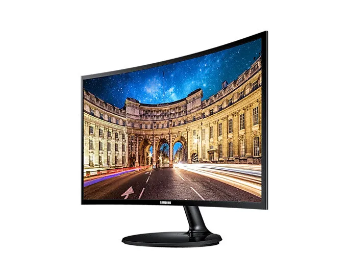 Samsung CF390 24" Full HD Curved Monitor - 60Hz, 4ms, VA, AMD FreeSync, Black