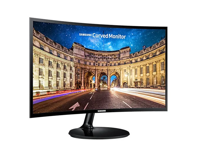 Samsung CF390 24" Full HD Curved Monitor - 60Hz, 4ms, VA, AMD FreeSync, Black