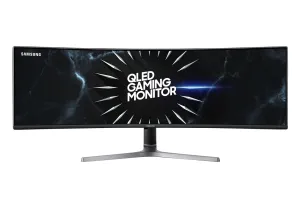Samsung CRG9 49" UltraWide Dual Quad HD Curved Gaming Monitor - 120Hz, 4ms, VA, AMD FreeSync, Height Adjustable, Black