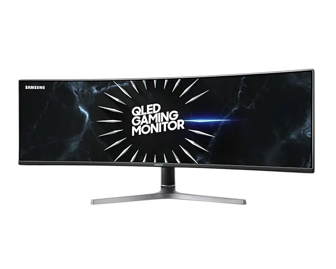 Samsung CRG9 49" UltraWide Dual Quad HD Curved Gaming Monitor - 120Hz, 4ms, VA, AMD FreeSync, Height Adjustable, Black