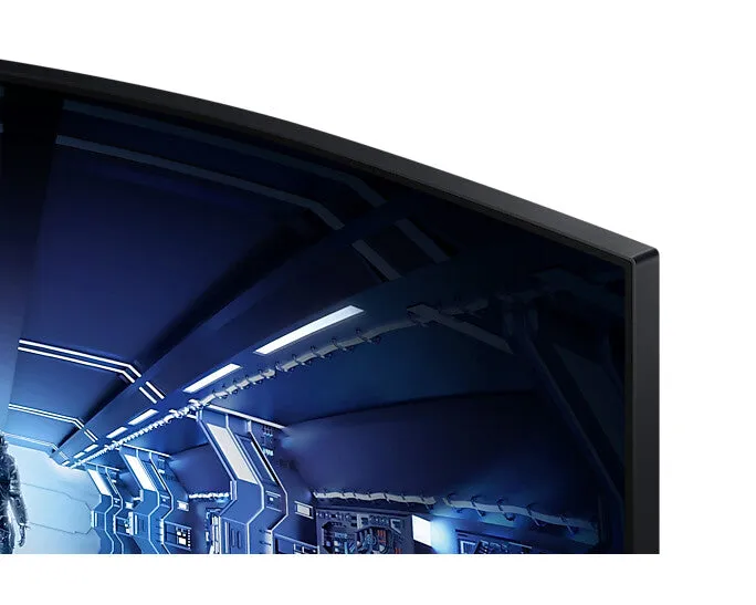 Samsung LC27G55TQBUXXU 27" Wide Quad HD Curved Gaming Monitor - 144Hz, 1ms, VA, AMD FreeSync Premium, Black