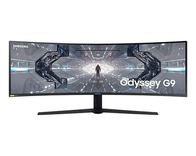 Samsung LC49G95TSSPXXU 49" UltraWide Dual Quad HD Curved Gaming Monitor - 240Hz, 1ms, VA, G-Sync, AMD FreeSync Premium Pro, Height Adjustable, Speakers, Black