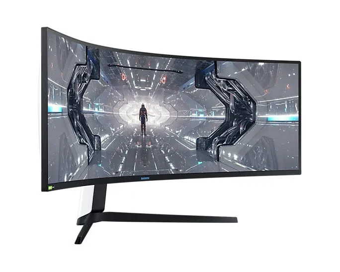 Samsung LC49G95TSSPXXU 49" UltraWide Dual Quad HD Curved Gaming Monitor - 240Hz, 1ms, VA, G-Sync, AMD FreeSync Premium Pro, Height Adjustable, Speakers, Black