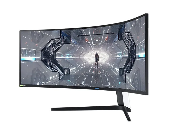 Samsung LC49G95TSSPXXU 49" UltraWide Dual Quad HD Curved Gaming Monitor - 240Hz, 1ms, VA, G-Sync, AMD FreeSync Premium Pro, Height Adjustable, Speakers, Black