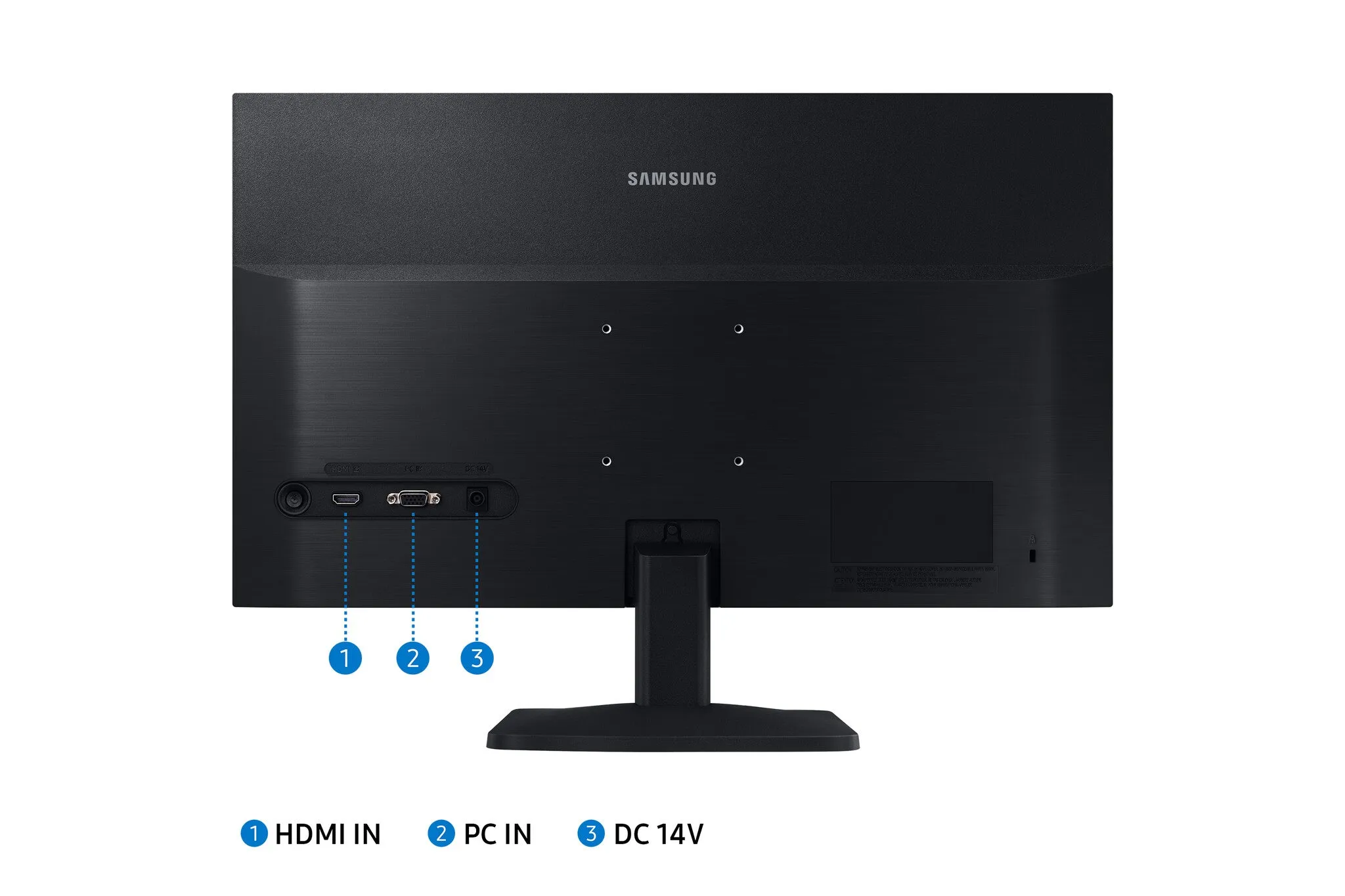 Samsung LS22A336NH 22" Full HD Gaming Monitor - 60Hz, 5ms, VA, Black