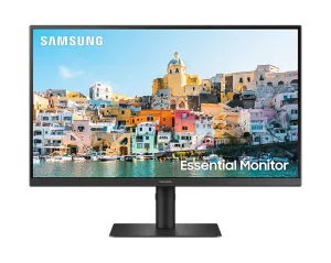 Samsung LS24A400UJU 24" Full HD Monitor - 60Hz, 5ms, IPS, AMD FreeSync, Height Adjustable, Black