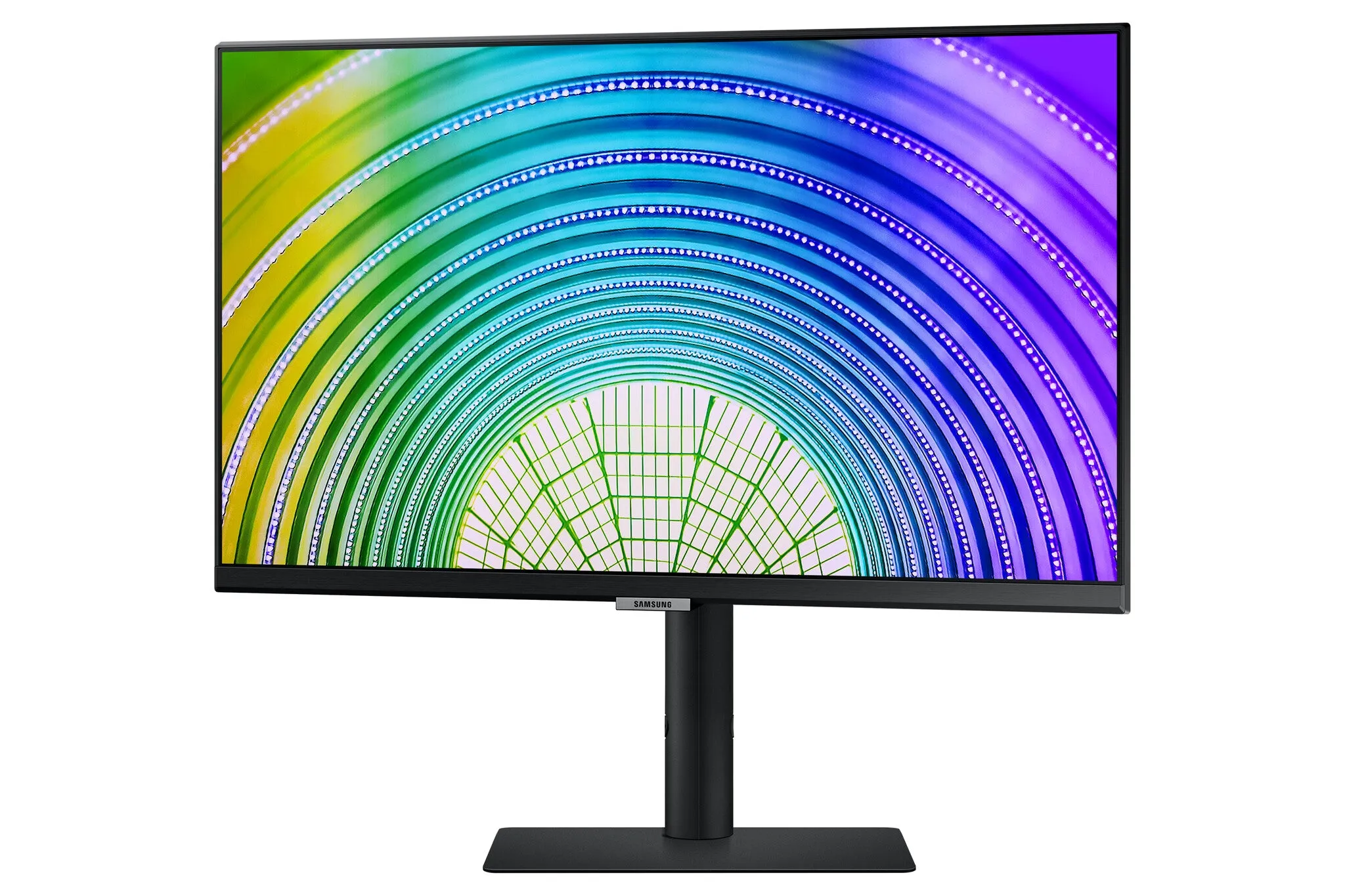 Samsung LS24A600UCUXXU 24" Quad HD Monitor - 75Hz, 5ms, IPS, AMD FreeSync, Height Adjustable, Black