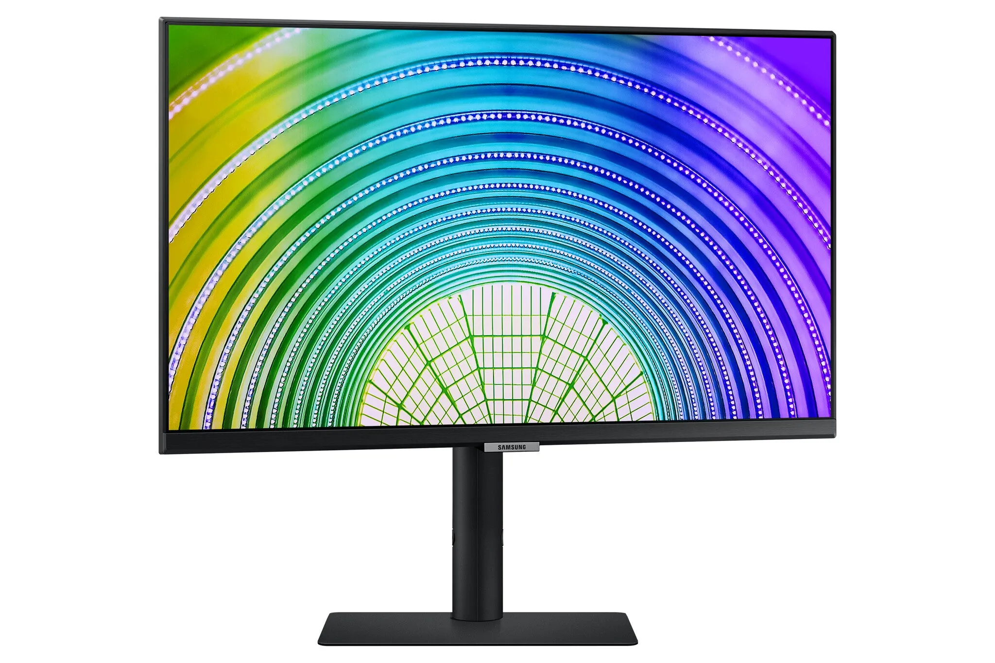 Samsung LS24A600UCUXXU 24" Quad HD Monitor - 75Hz, 5ms, IPS, AMD FreeSync, Height Adjustable, Black