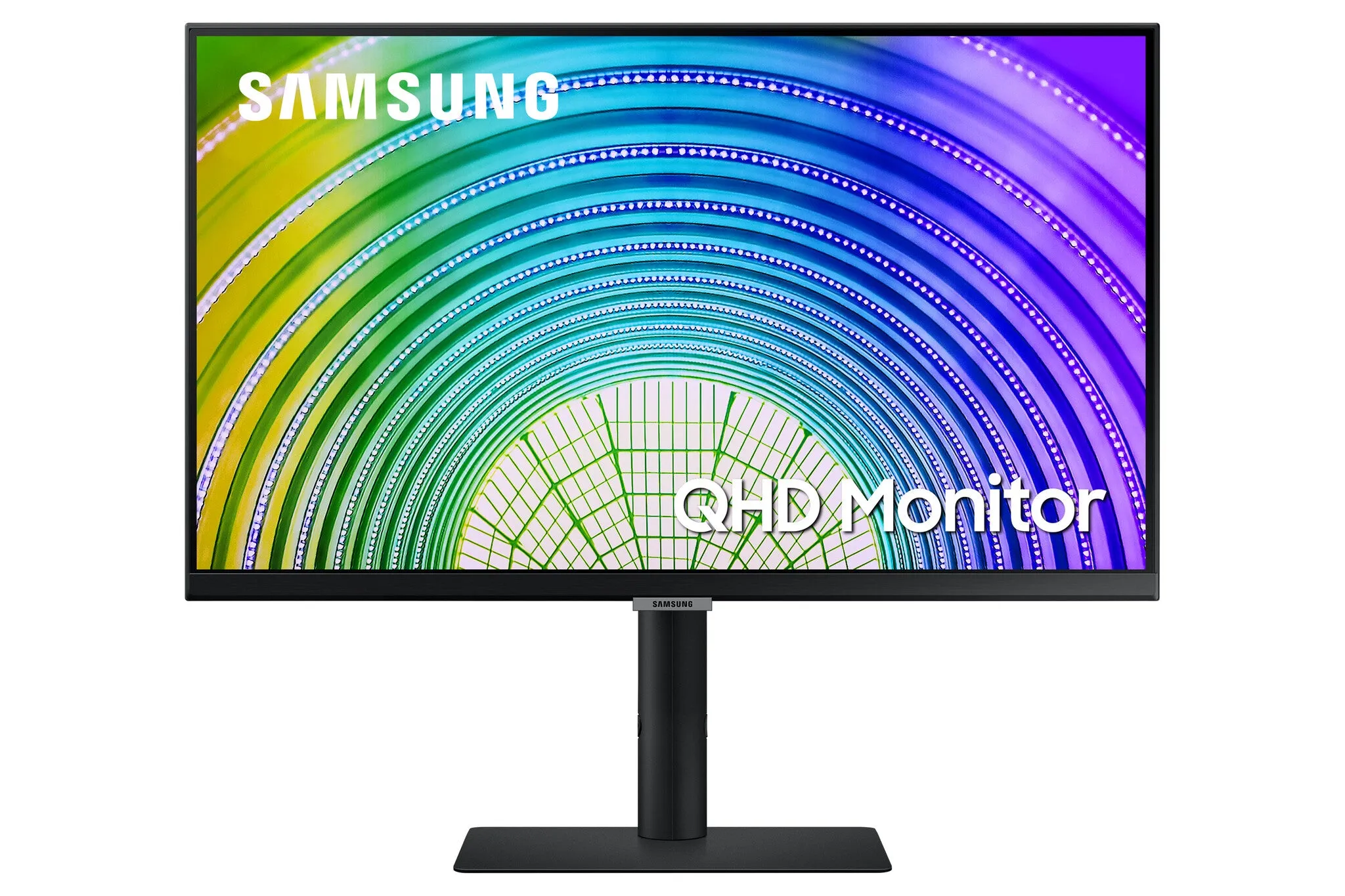 Samsung LS24A600UCUXXU 24" Quad HD Monitor - 75Hz, 5ms, IPS, AMD FreeSync, Height Adjustable, Black