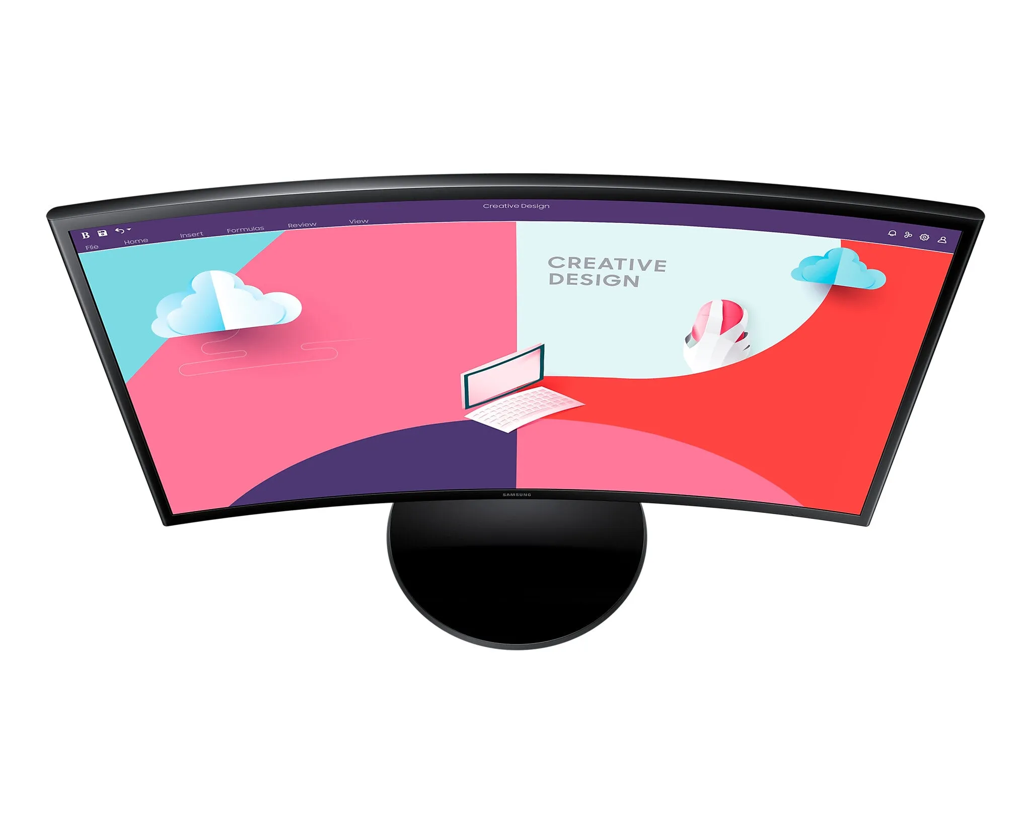 Samsung LS24C360EAUXXU 24" Full HD Curved Gaming Monitor - 75Hz, 4ms, VA, AMD FreeSync
