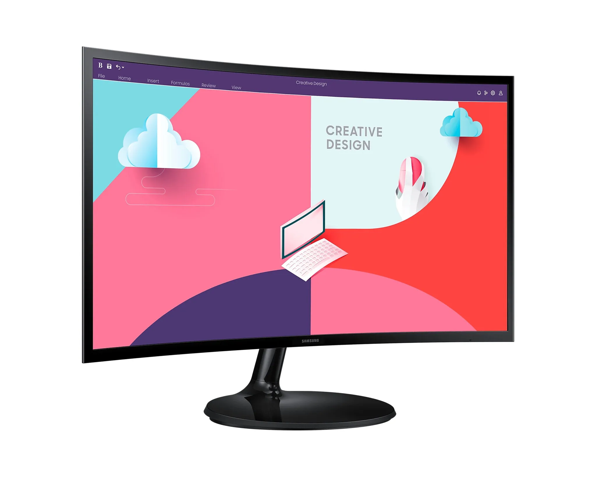 Samsung LS24C360EAUXXU 24" Full HD Curved Gaming Monitor - 75Hz, 4ms, VA, AMD FreeSync