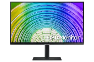 Samsung LS27A600UUUXXU 27" 2K Ultra HD Monitor - 75Hz, 5ms, IPS, AMD FreeSync, Height Adjustable, Speakers, Black