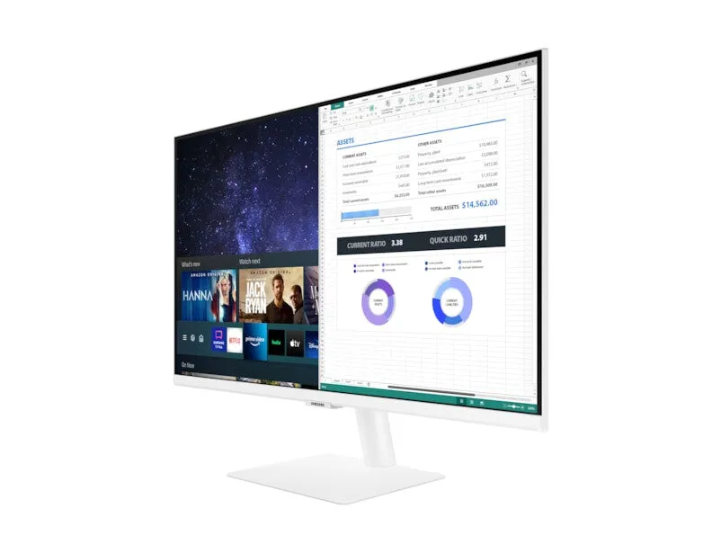 Samsung LS27AM501NU 27" Full HD Monitor - 8ms, VA, Speakers, White