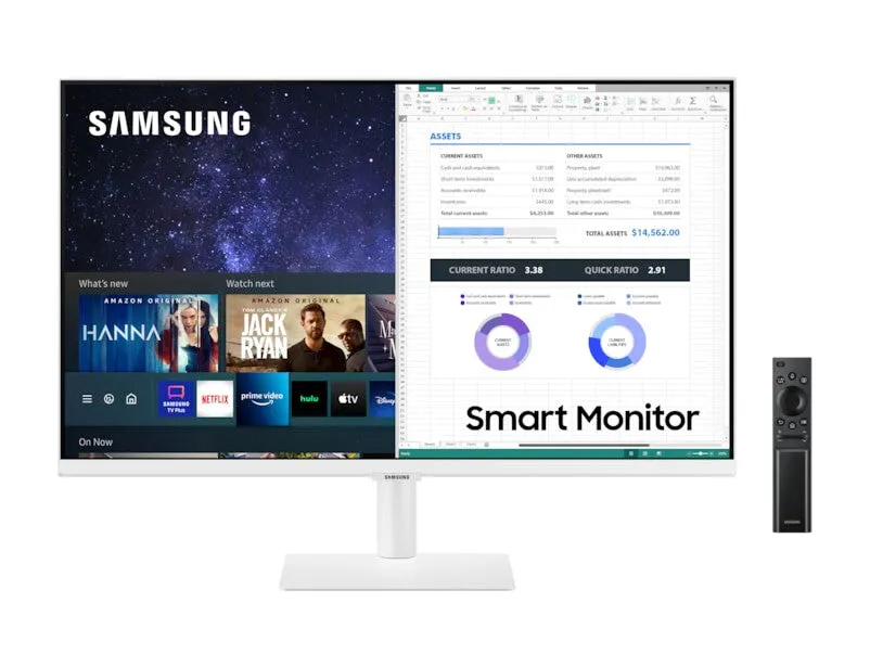 Samsung LS27AM501NU 27" Full HD Monitor - 8ms, VA, Speakers, White