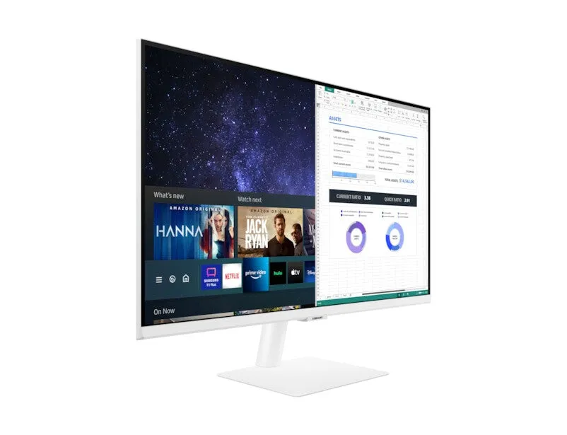 Samsung LS27AM501NU 27" Full HD Monitor - 8ms, VA, Speakers, White