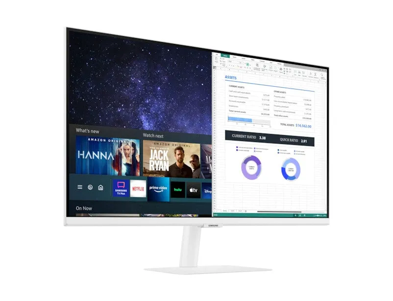 Samsung LS27AM501NU 27" Full HD Monitor - 8ms, VA, Speakers, White