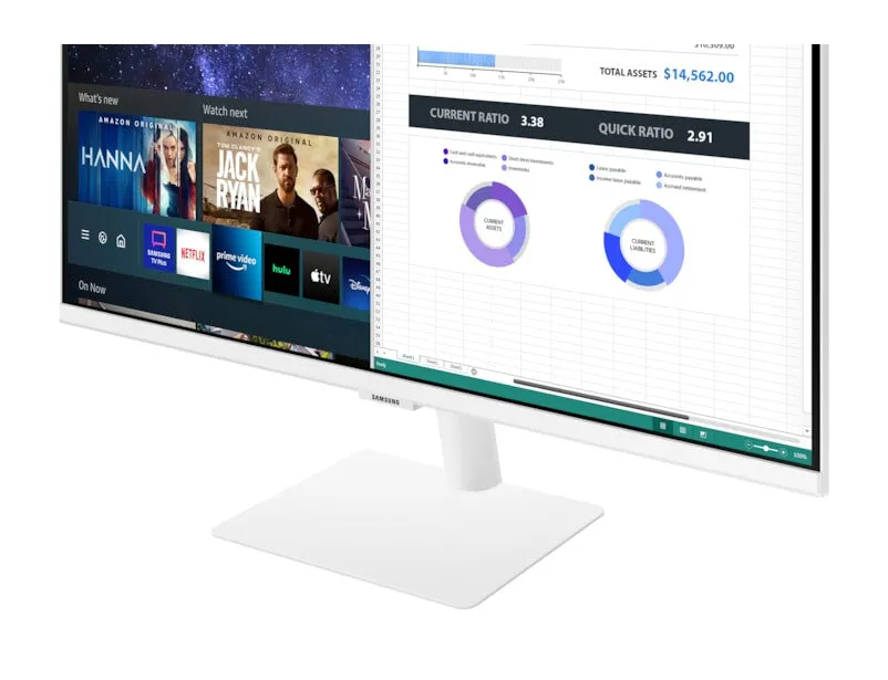 Samsung LS27AM501NU 27" Full HD Monitor - 8ms, VA, Speakers, White