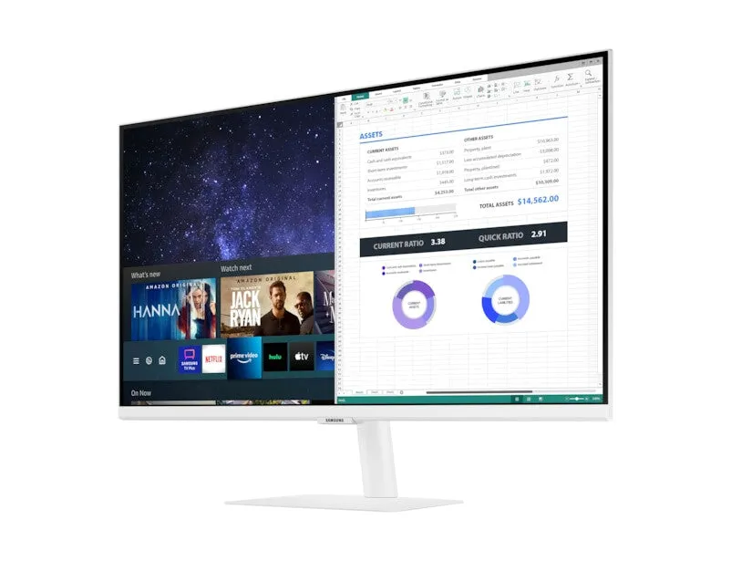Samsung LS27AM501NU 27" Full HD Monitor - 8ms, VA, Speakers, White