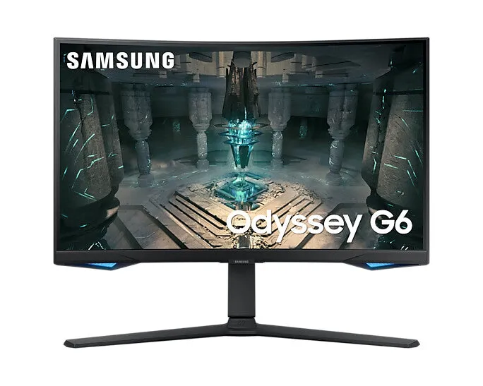 Samsung LS27BG650EUXXU 27" Quad HD Curved Gaming Monitor - 240Hz, 1ms, VA, AMD FreeSync Premium Pro, Height Adjustable, Speakers, Black