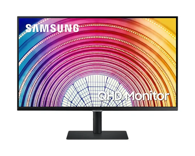 Samsung LS32A600NWUXXU 32" Quad HD Monitor - 75Hz, 5ms, VA, AMD FreeSync, Height Adjustable, Black