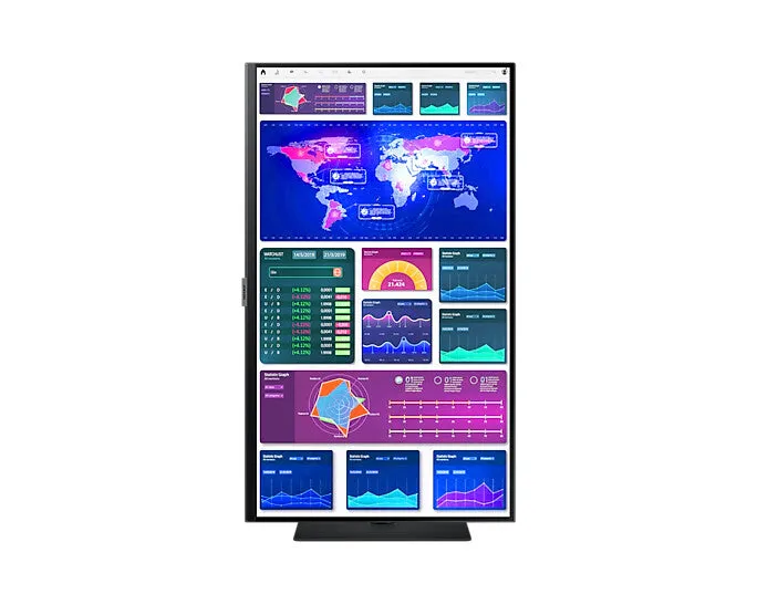 Samsung LS32A600NWUXXU 32" Quad HD Monitor - 75Hz, 5ms, VA, AMD FreeSync, Height Adjustable, Black