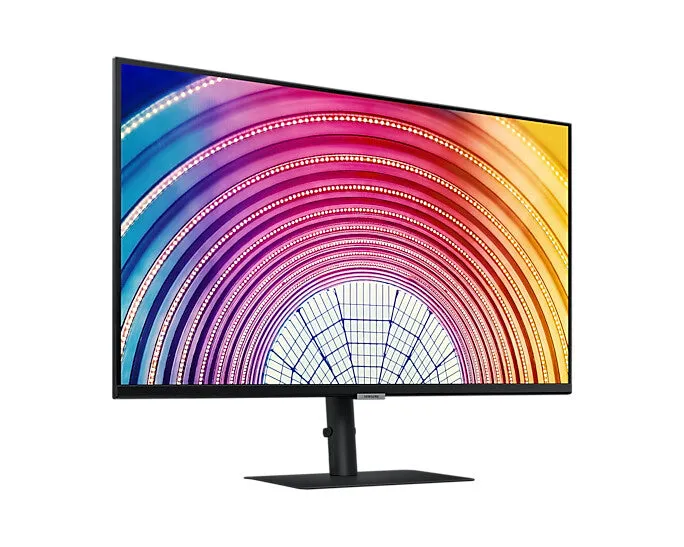 Samsung LS32A600NWUXXU 32" Quad HD Monitor - 75Hz, 5ms, VA, AMD FreeSync, Height Adjustable, Black