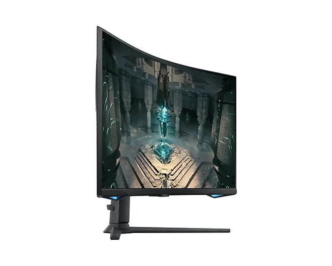 Samsung LS32BG650EUXXU 32" Quad HD Curved Gaming Monitor - 240Hz, 1ms, VA, AMD FreeSync Premium Pro, Height Adjustable, Speakers, Black