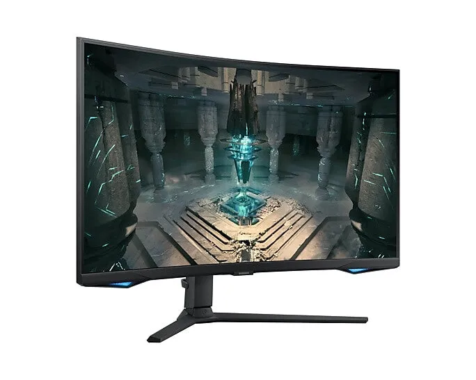 Samsung LS32BG650EUXXU 32" Quad HD Curved Gaming Monitor - 240Hz, 1ms, VA, AMD FreeSync Premium Pro, Height Adjustable, Speakers, Black