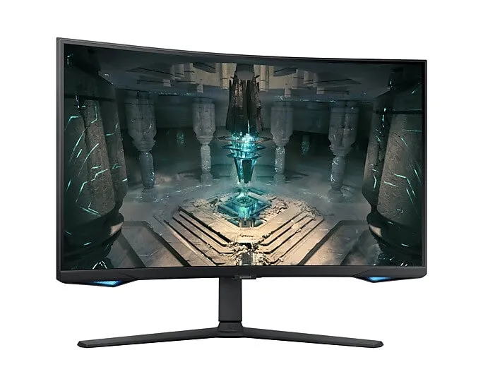 Samsung LS32BG650EUXXU 32" Quad HD Curved Gaming Monitor - 240Hz, 1ms, VA, AMD FreeSync Premium Pro, Height Adjustable, Speakers, Black