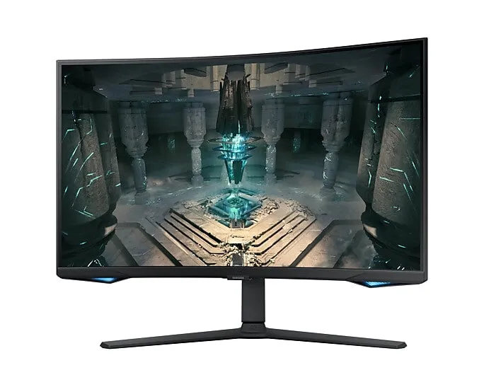 Samsung LS32BG650EUXXU 32" Quad HD Curved Gaming Monitor - 240Hz, 1ms, VA, AMD FreeSync Premium Pro, Height Adjustable, Speakers, Black