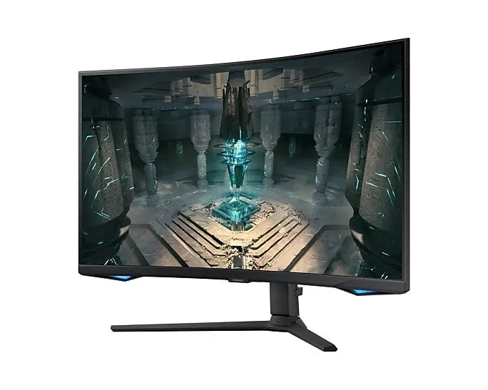 Samsung LS32BG650EUXXU 32" Quad HD Curved Gaming Monitor - 240Hz, 1ms, VA, AMD FreeSync Premium Pro, Height Adjustable, Speakers, Black