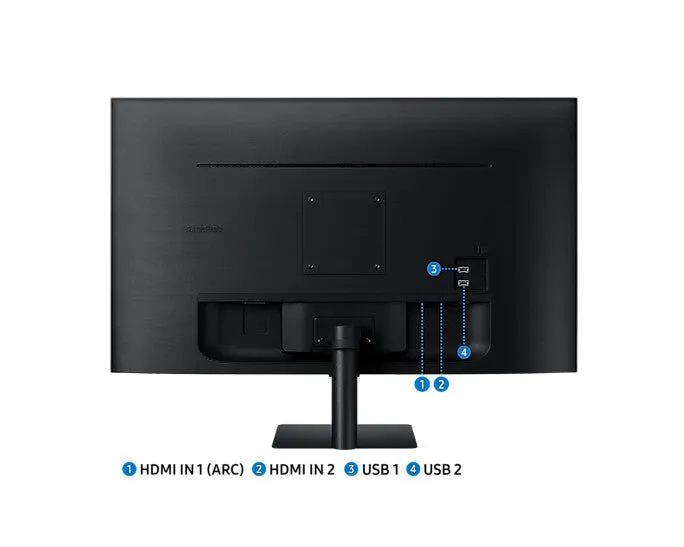 Samsung LS32CM500EU 32" Full HD Monitor - 60Hz, 4ms, VA, Speakers, Black