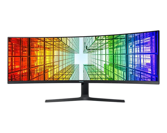 Samsung LS49A950UIU 49" 5K Ultra HD Curved Monitor - 120Hz, 4ms, VA, Height Adjustable, Speakers, Black