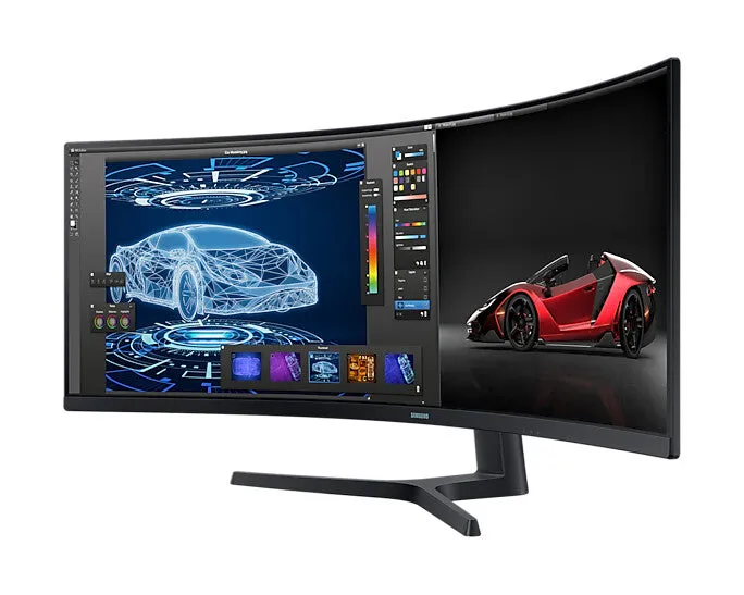 Samsung LS49A950UIU 49" 5K Ultra HD Curved Monitor - 120Hz, 4ms, VA, Height Adjustable, Speakers, Black