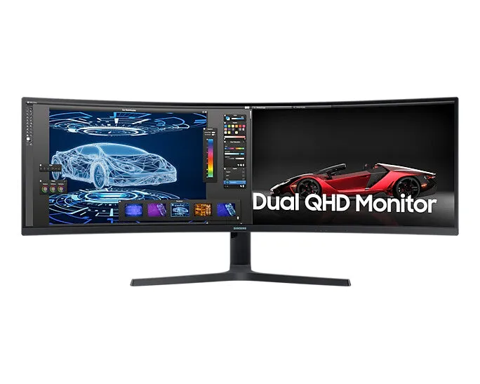 Samsung LS49A950UIU 49" 5K Ultra HD Curved Monitor - 120Hz, 4ms, VA, Height Adjustable, Speakers, Black