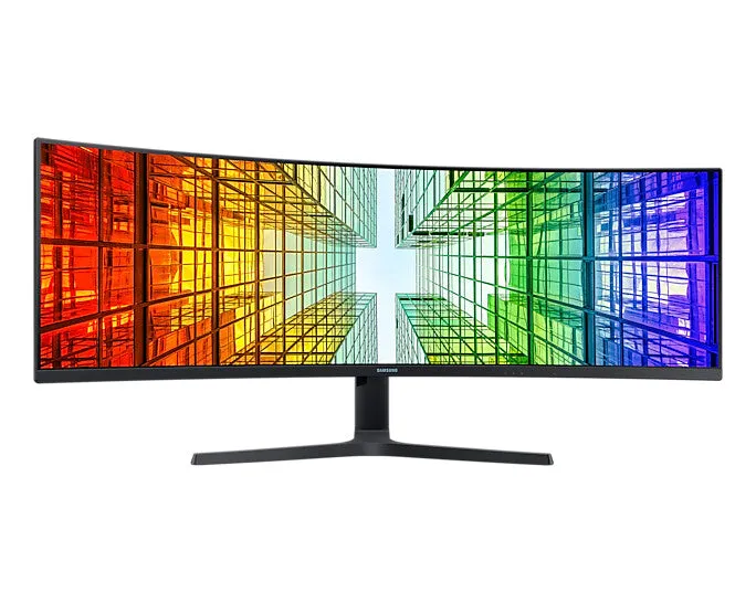 Samsung LS49A950UIU 49" 5K Ultra HD Curved Monitor - 120Hz, 4ms, VA, Height Adjustable, Speakers, Black