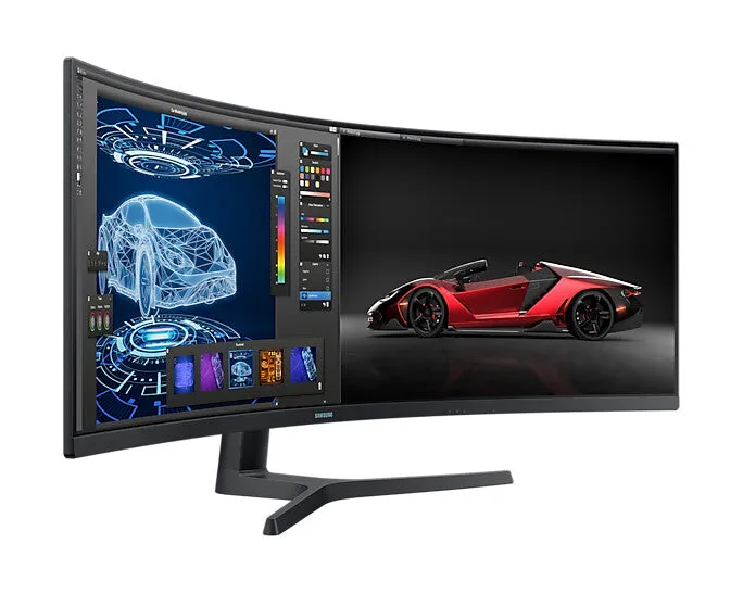 Samsung LS49A950UIU 49" 5K Ultra HD Curved Monitor - 120Hz, 4ms, VA, Height Adjustable, Speakers, Black