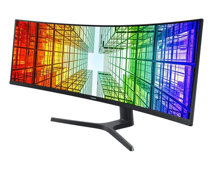 Samsung LS49A950UIU 49" 5K Ultra HD Curved Monitor - 120Hz, 4ms, VA, Height Adjustable, Speakers, Black