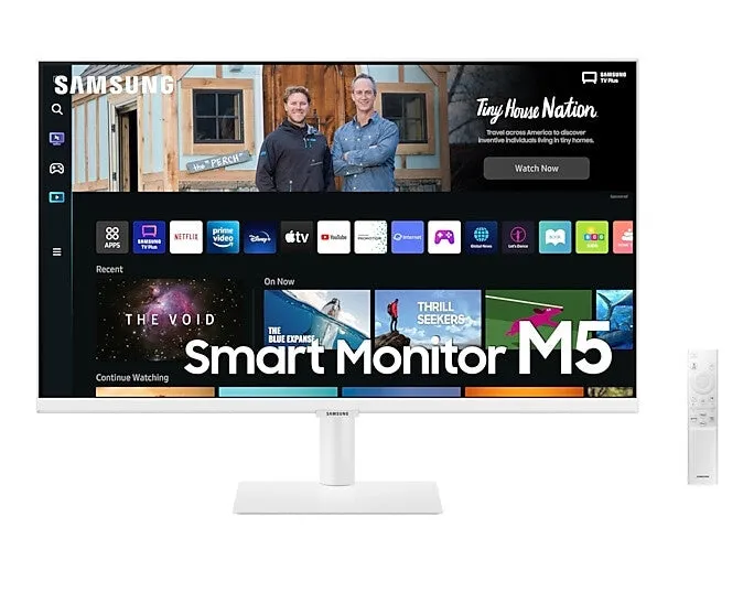 Samsung M50B 27" Full HD Monitor - 60Hz, 4ms, VA, Height Adjustable, Speakers, White