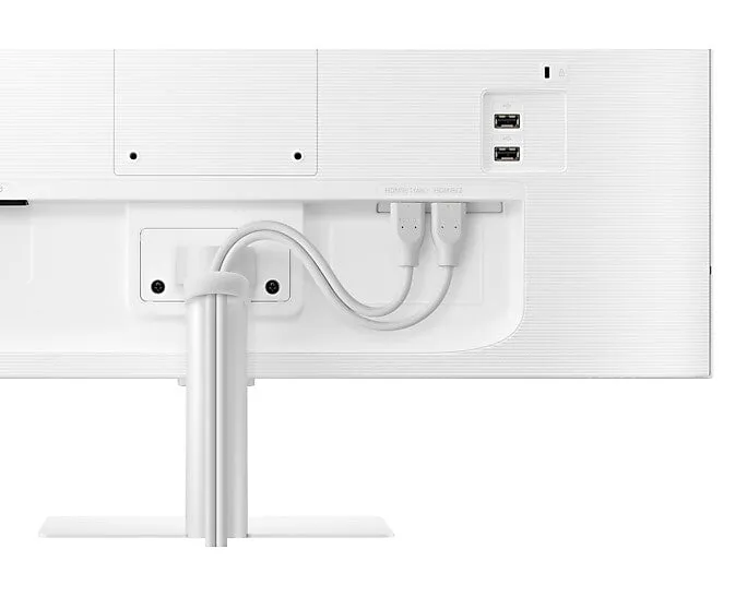 Samsung M50B 27" Full HD Monitor - 60Hz, 4ms, VA, Height Adjustable, Speakers, White