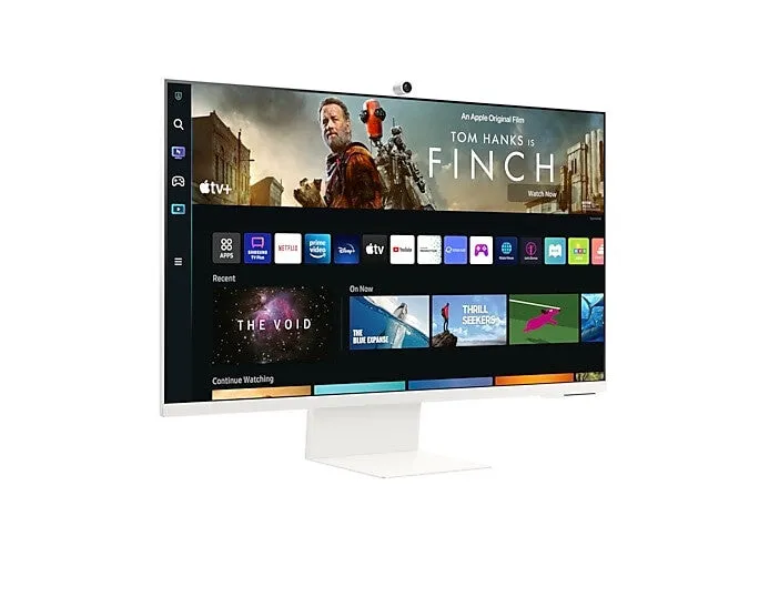 Samsung M80B 32" 4K Ultra HD Monitor - 60Hz, 4ms, VA, Height Adjustable, Speakers, White