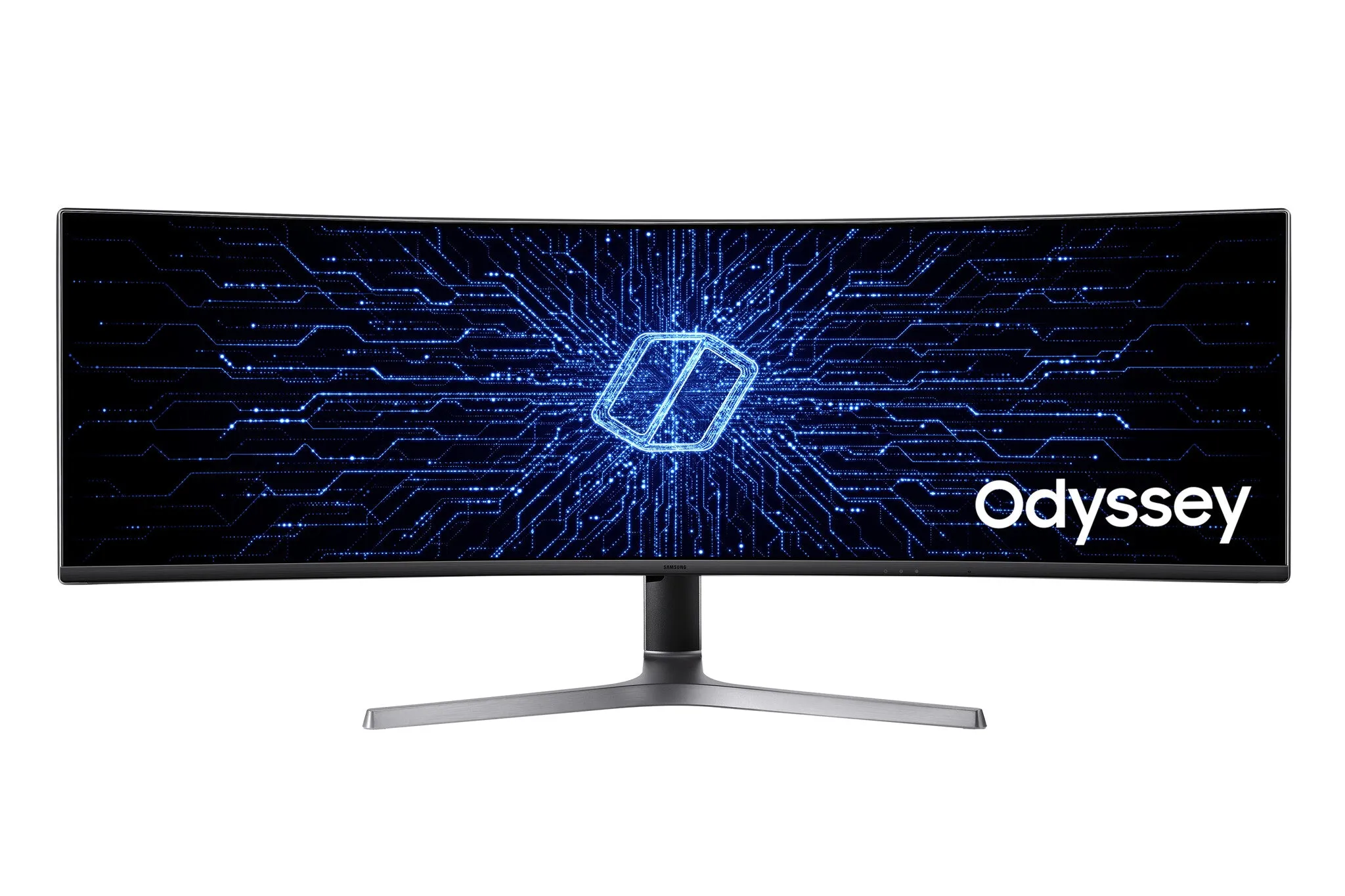 Samsung Odyssey C49RG90SSP 48.8" UltraWide Dual Quad HD Curved Gaming Monitor - 120Hz, 4ms, VA, AMD FreeSync, Height Adjustable, Speakers, Black