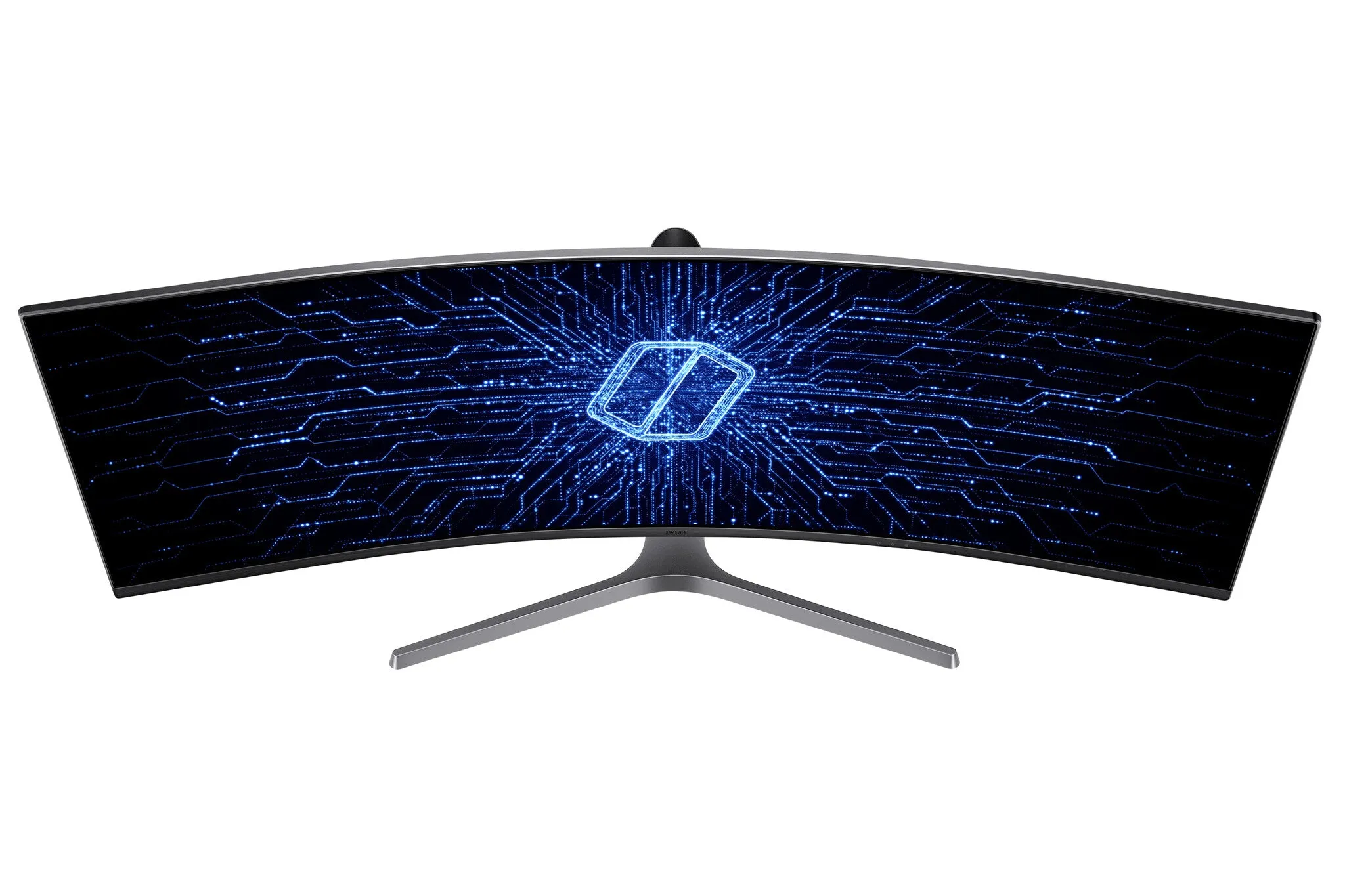 Samsung Odyssey C49RG90SSP 48.8" UltraWide Dual Quad HD Curved Gaming Monitor - 120Hz, 4ms, VA, AMD FreeSync, Height Adjustable, Speakers, Black
