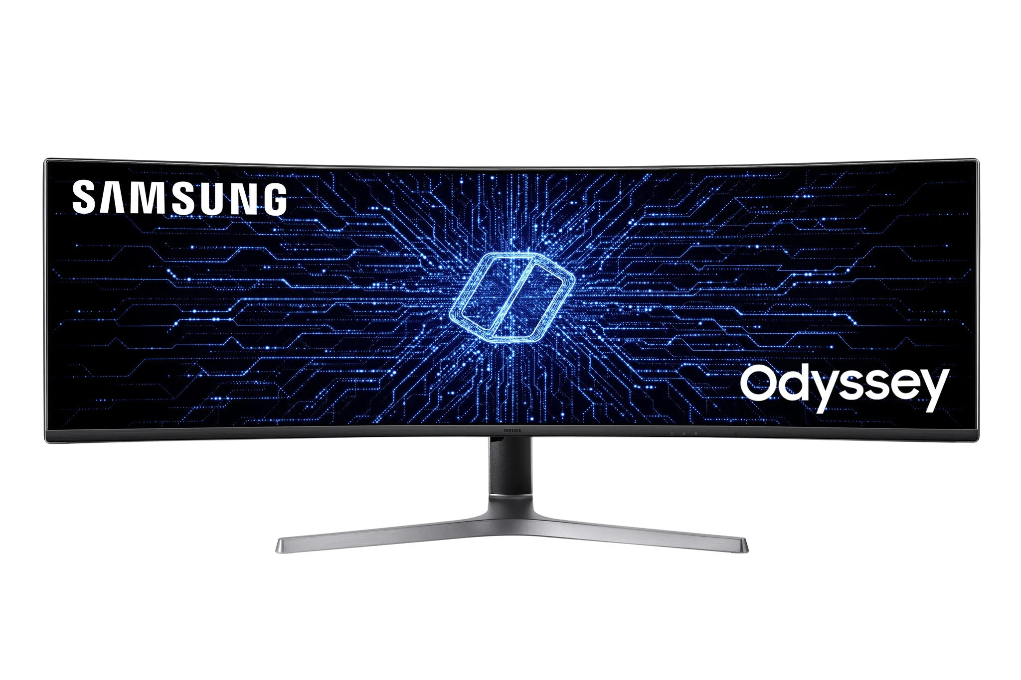 Samsung Odyssey C49RG90SSP 48.8" UltraWide Dual Quad HD Curved Gaming Monitor - 120Hz, 4ms, VA, AMD FreeSync, Height Adjustable, Speakers, Black