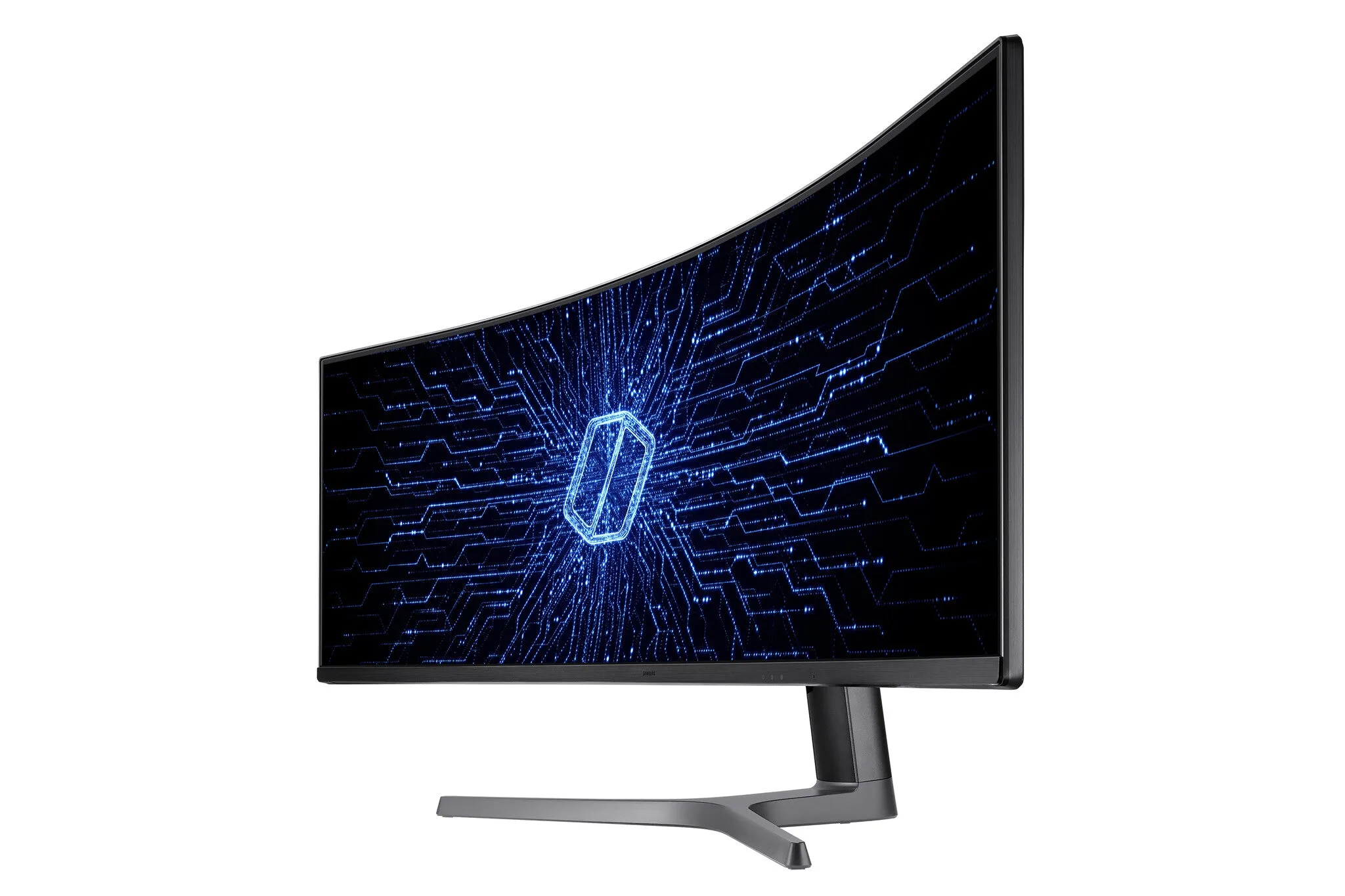 Samsung Odyssey C49RG90SSP 48.8" UltraWide Dual Quad HD Curved Gaming Monitor - 120Hz, 4ms, VA, AMD FreeSync, Height Adjustable, Speakers, Black