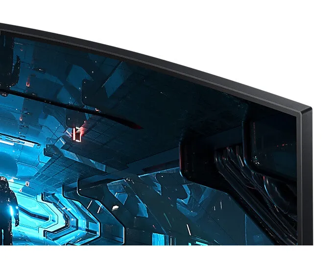 Samsung Odyssey G75T LC27G75TQSRXXU 27" Wide Quad HD Curved Gaming Monitor - 240Hz, 1ms, VA, G-Sync Compatible, Height Adjustable, Speakers, Black