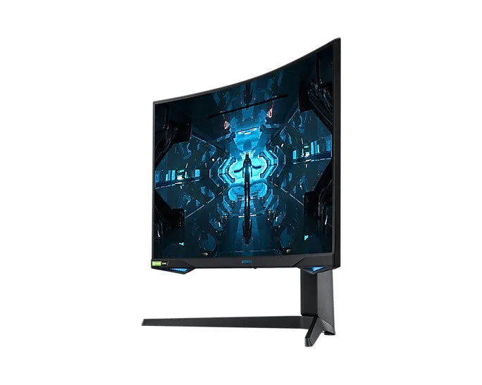Samsung Odyssey G75T LC27G75TQSRXXU 27" Wide Quad HD Curved Gaming Monitor - 240Hz, 1ms, VA, G-Sync Compatible, Height Adjustable, Speakers, Black