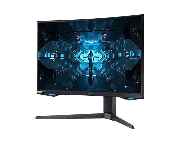 Samsung Odyssey LC27G75TQSPXXU 27" Wide Quad HD Curved Gaming Monitor - 240Hz, 1ms, VA, G-Sync Compatible, Height Adjustable, Black